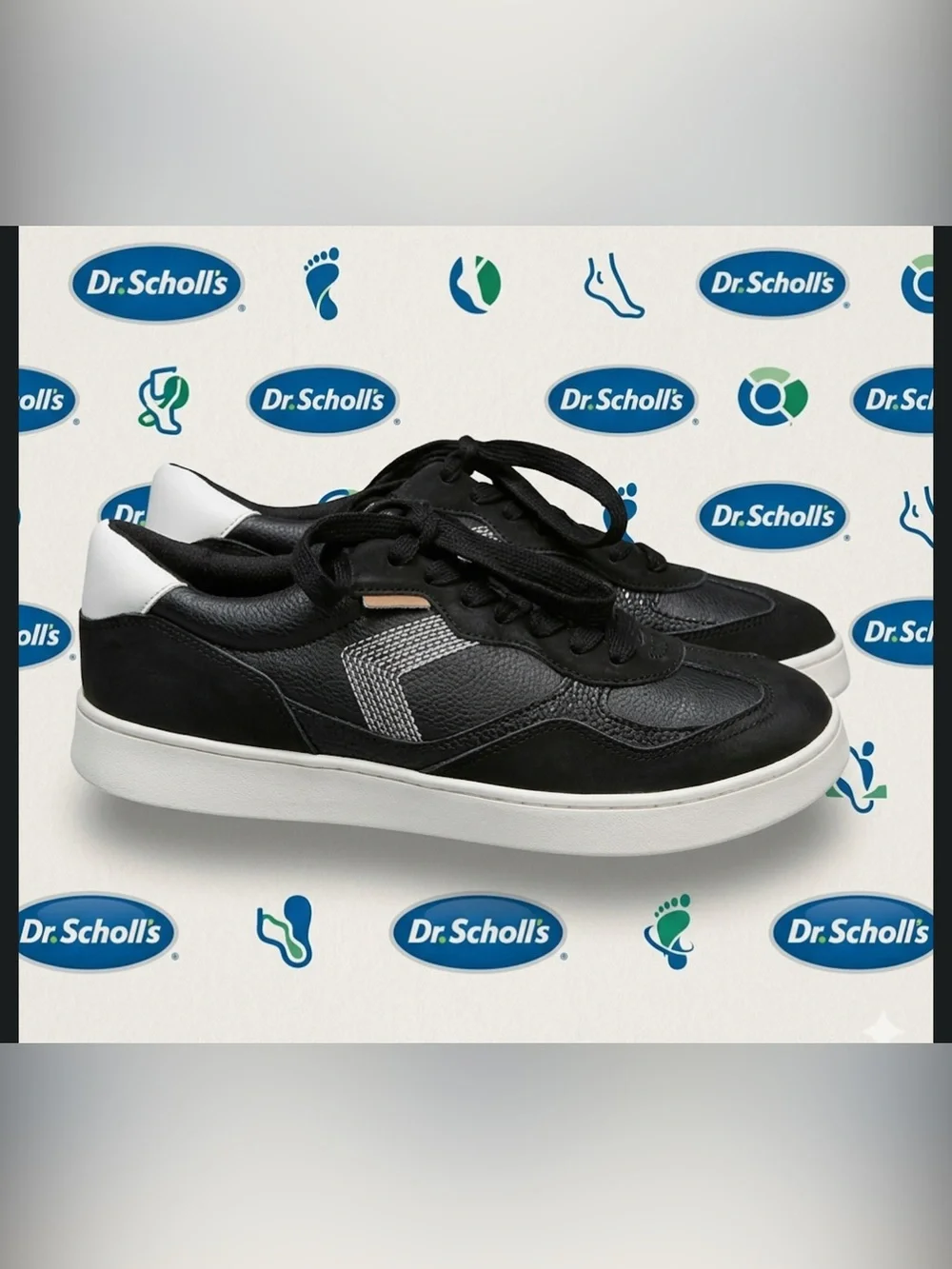 Authentic Dr. Scholl's Women's Right On lace-up designer sneakers sz 7.5